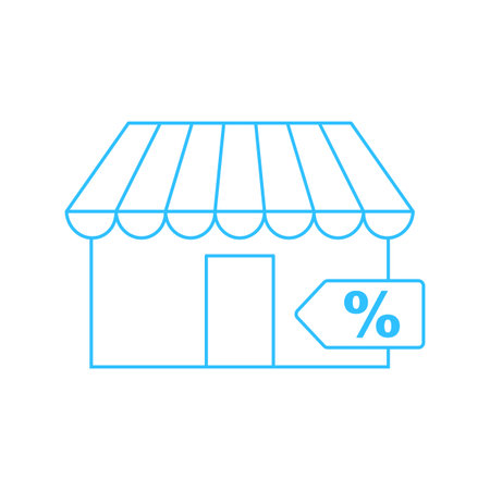 shopping and festival icon set vector design eps10のイラスト素材