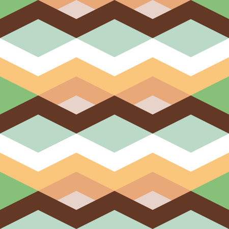 abstract colorful green tone for st patrick day art deco style geometric design pattern vector illustration for printing fabric background screen digital web graphicのイラスト素材