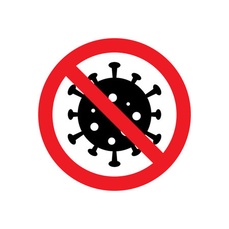 New normal concept sign icons for post covid-19 coronavirus disruption vector for web, print, banner, flyerのイラスト素材