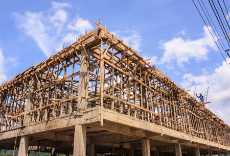 Construction of a residential building in the future