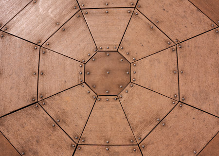 Pedestrian background octagonの写真素材