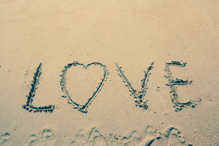 Love the background on a sea beachの写真素材