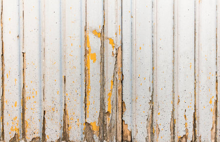 detail of wooden door sunkenの写真素材