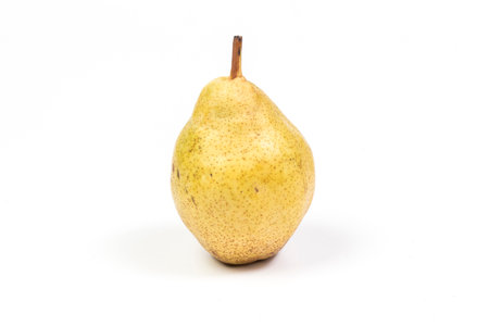 pear abate on white backgroundの写真素材