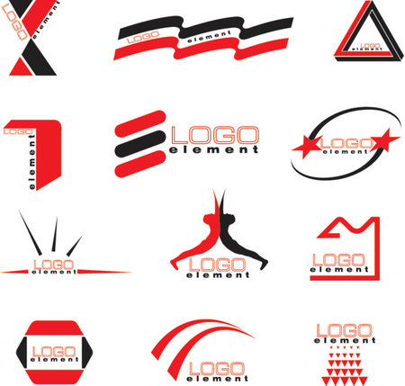 logo elementsのイラスト素材