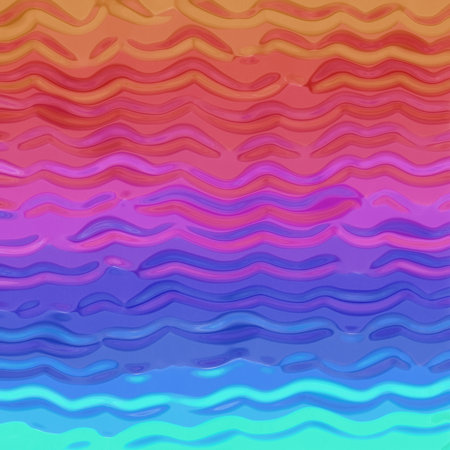 abstract rainbow colors reflected in wavy background texture