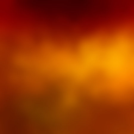 blurred orange autumn background concept, elegant bright orange and red center color splash on black...