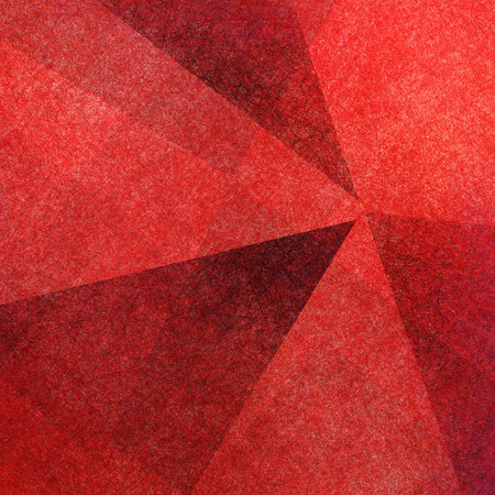red and black abstract background with angled blocks, squares, diamonds, rectangle and triangle shapes layered in abstract  modern art style background pattern, textured backgroundの写真素材