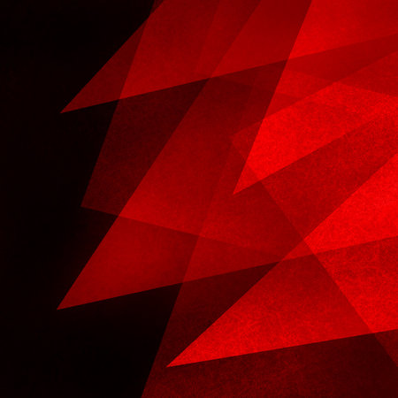 Abstract red and black background with texture and triangle shapes layered in modern art style geometric patternの写真素材