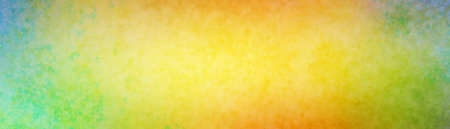 abstract colorful background in yellow gold green blue and orange, bright golden center and blue...