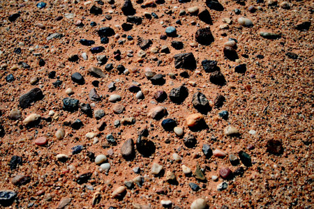 Background close-up view of Saharan soilの写真素材