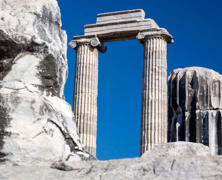 Temple and Oracle of Apollo in Didyma, Turkeyの写真素材