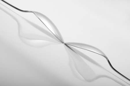 spoon with reflectionの写真素材