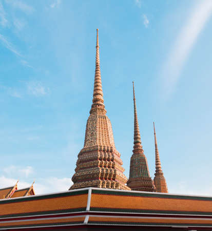 The Buddhist temple of Wat Pho in Bangkok, Thailand の写真素材