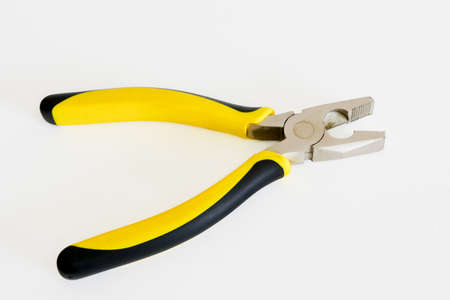 Pliers Work Tools on white backgroundの写真素材