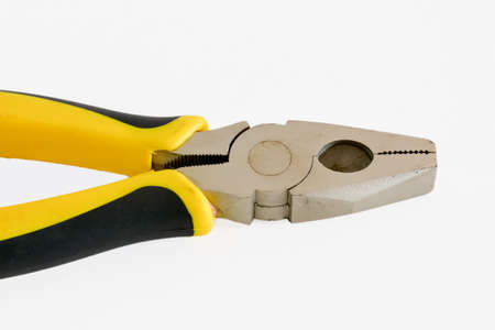 Pliers Work Tools on white backgroundの写真素材