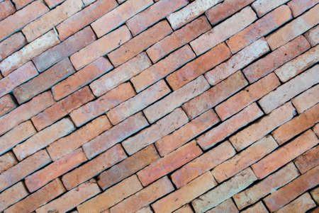 Brown brick wall background.texture patternの写真素材