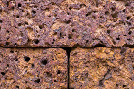 Red brick wall or old dark brown for texture and background