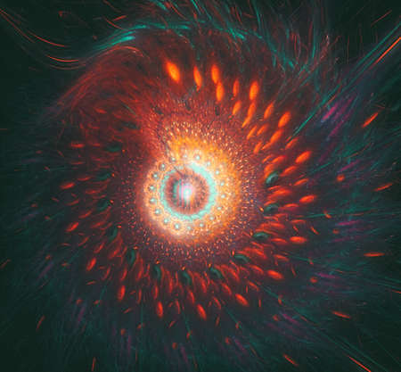 Abstract Beatiful Colorful Fractal Backgroundsの写真素材