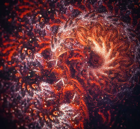 Abstract Beatiful Colorful Fractal Backgroundsの写真素材