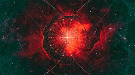 Abstract Beatiful Colorful Fractal Backgroundsの写真素材