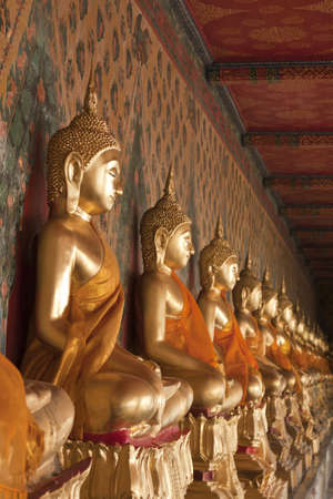 Buddha statue, Looking at the temple in Thailand のeditorial素材