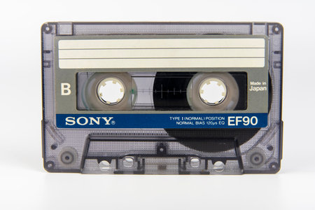 Sosnovy Bor, RUSSIA - November 27, 2022: SONY tape recorderのeditorial素材
