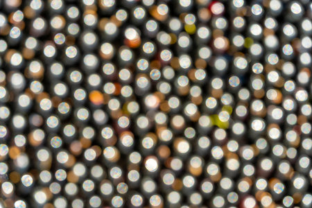 Abstract background with lots of brilliant highlights, shining golden backgroundの写真素材