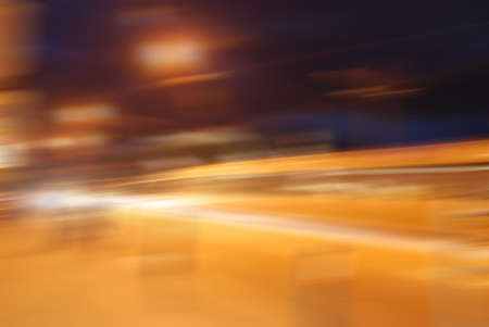 blurred city in the nightの写真素材