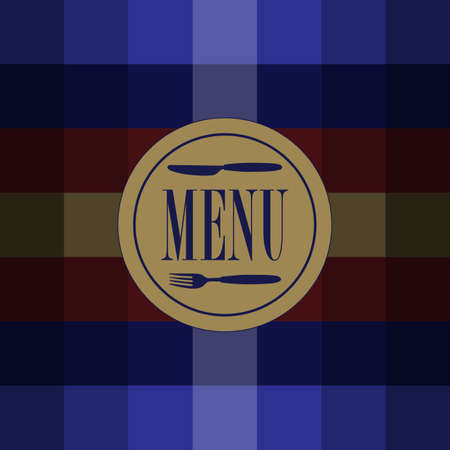 Menu Card Design のイラスト素材