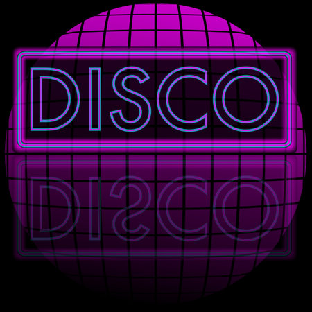Glowing Disco Sign