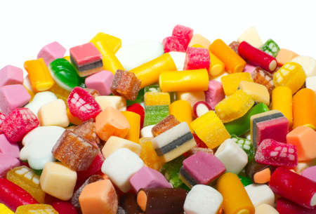 Background made of assortment of colorful candy のeditorial素材
