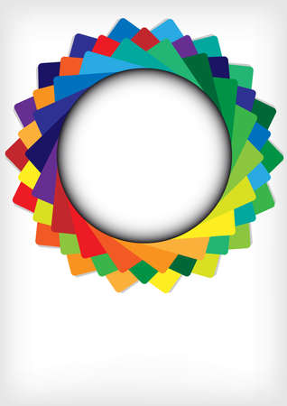 Multicolor Abstract Background With Place for Textのイラスト素材