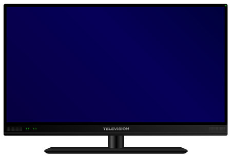 TV - Illustration of Fictitious Modern Television Isolated on White Backgroundのイラスト素材