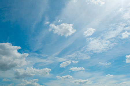 Blue Summer Sunny Sky