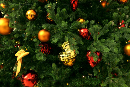 This is a nice Christmas part christmas tree, that will be perfect like a Christmas background, New...