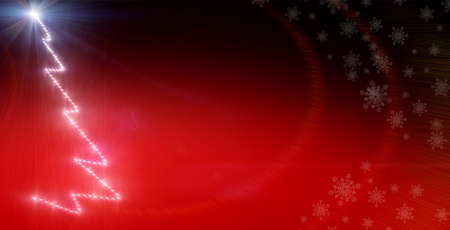 Sparkly christmas tree backgroundの写真素材