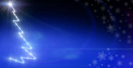 Sparkly christmas tree backgroundの写真素材