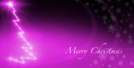 Sparkly christmas tree background with textの写真素材