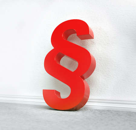 Symbol of Law and Justice - Paragraph / section signの写真素材