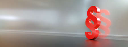 Symbol of Law and Justice - Paragraph / section signの写真素材
