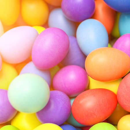 Group of different Colorful Easter eggs for background useの写真素材