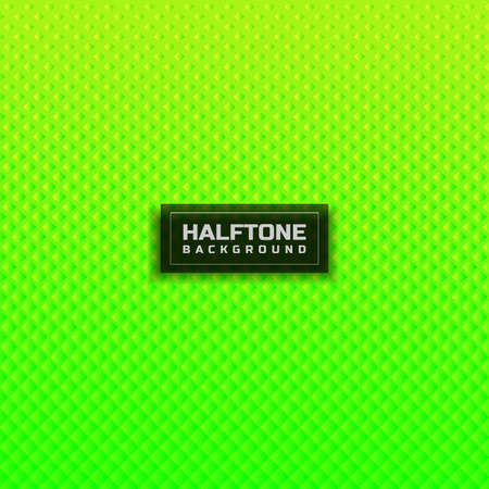 Abstract halftone green gradient square pattern background.You can use for template brochure design. poster, banner web, flyer. Vector illustrationのイラスト素材