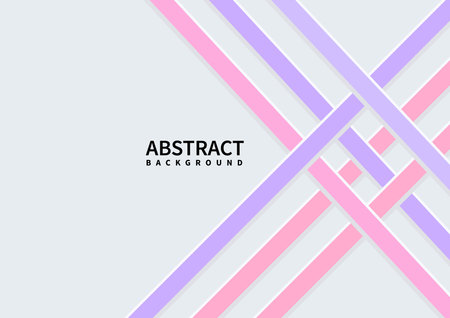 Abstract geometric lattice purple and pink diagonal modern Style on white Background with Space for Your Text. Vector illustrationのイラスト素材