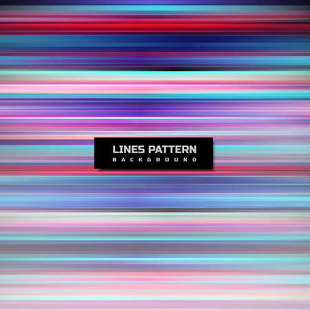 Abstract stripes lines colorful horizontal geometric background. Vector illustrationのイラスト素材