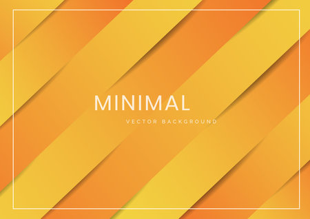 Abstract yellow and orange background. Modern diagonal  background. You can use for ad, poster, template, business presentation. Vector illustrationのイラスト素材