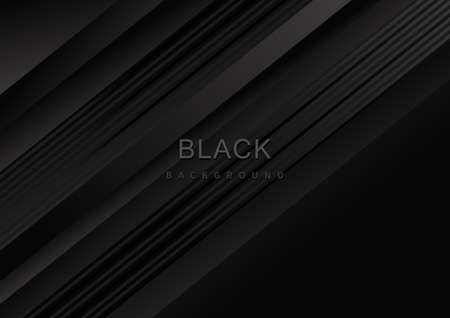 Abstract modern black texture gradient stripes diagonal background. Vector illustrationのイラスト素材