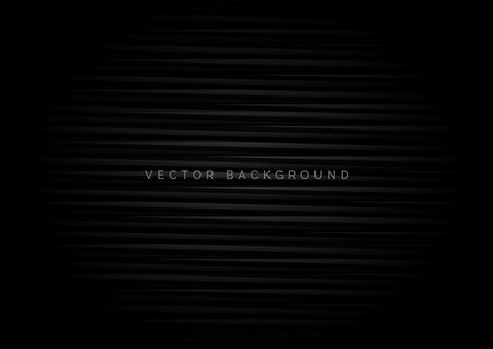 Abstract template horizontal black striped line backgroune texture. Vector illustrationのイラスト素材