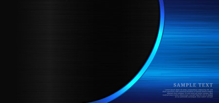 Background blue metal with space for text and message template design. Vector illustrationのイラスト素材