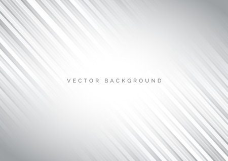 Abstract white and grey diagonal stripe line pattern background. You can use for ad, poster, template, business presentation. Vector illustrationのイラスト素材